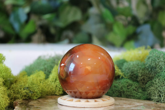 Carnelian Spheres