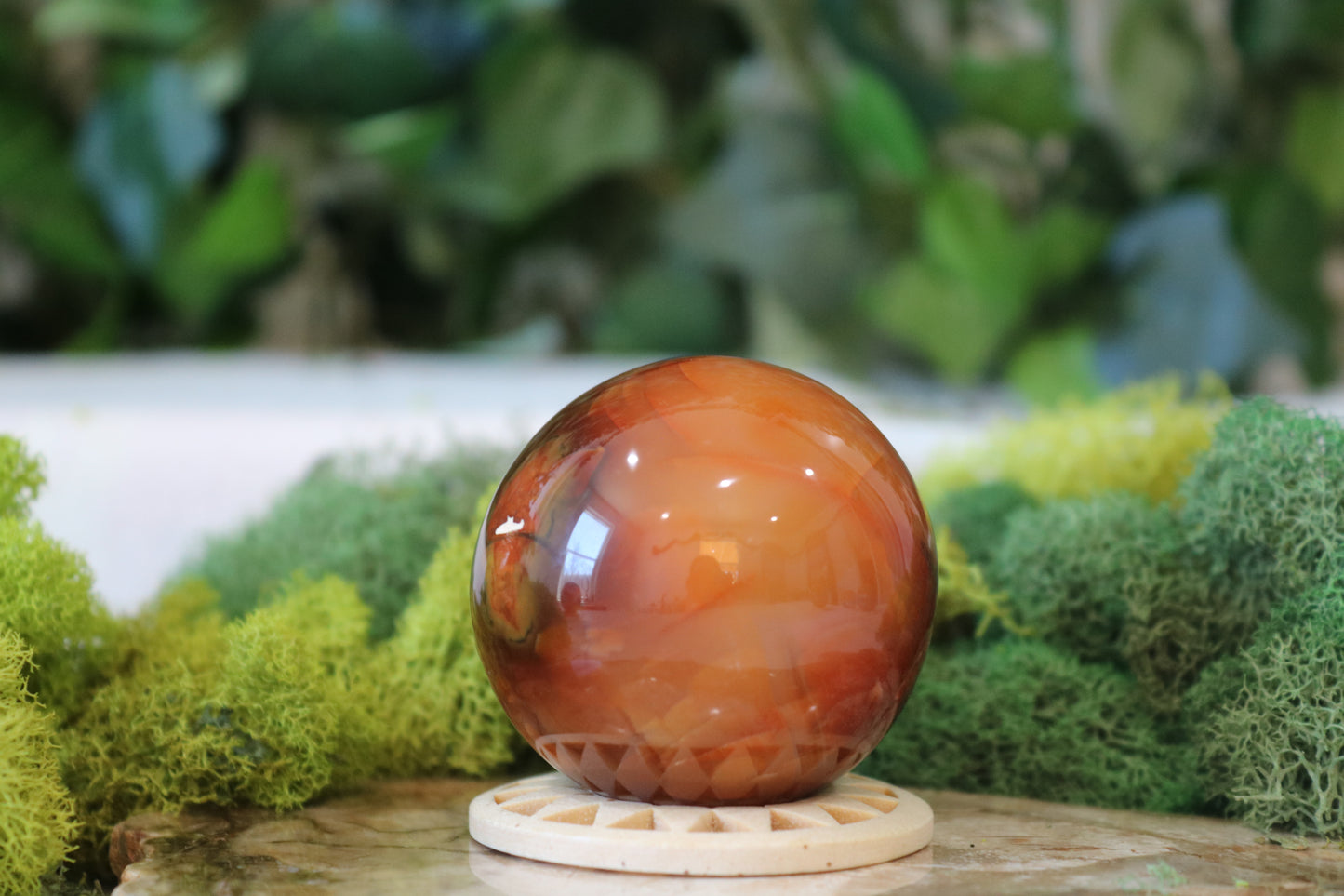 Carnelian Spheres