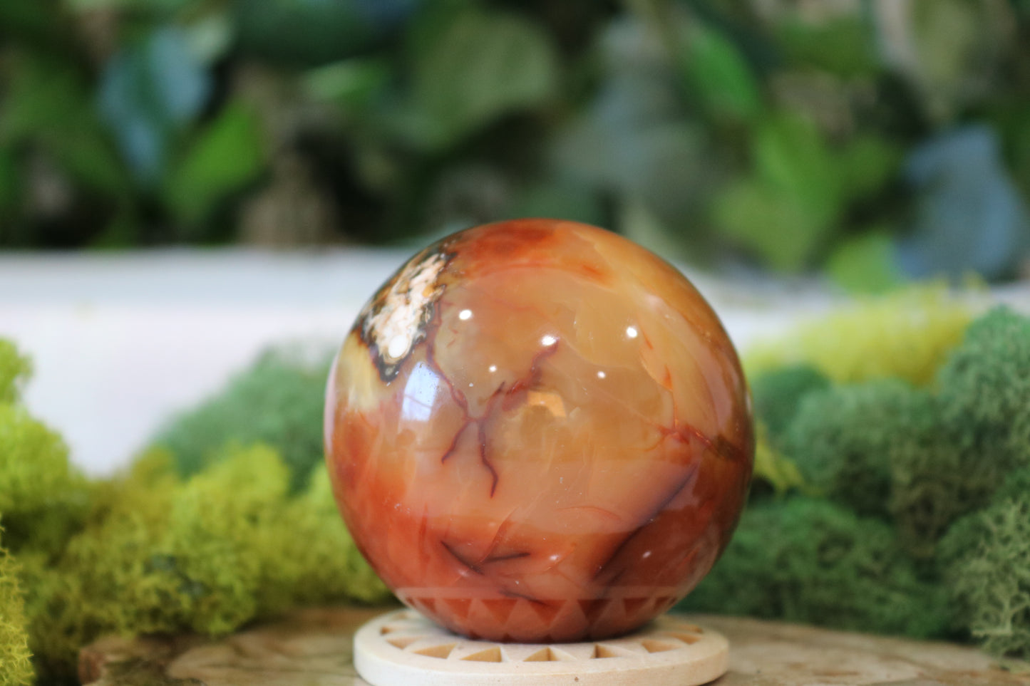 Carnelian Spheres
