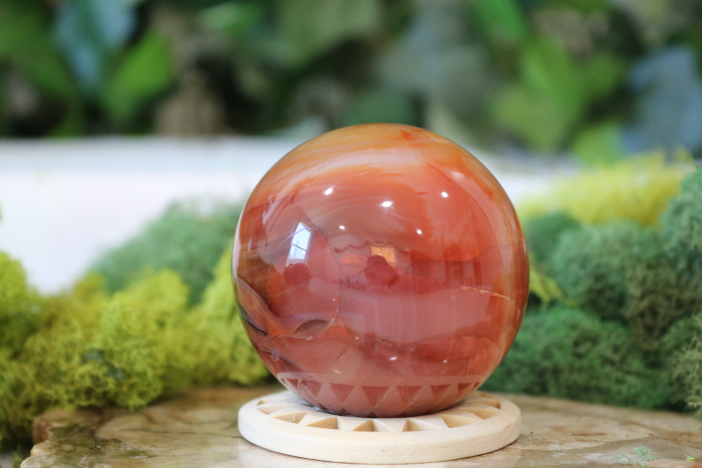 Carnelian Spheres