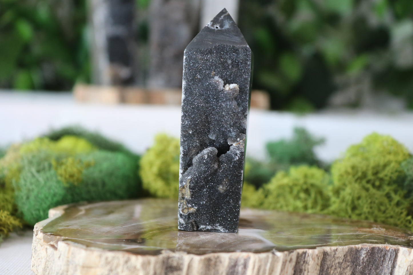 Black Chalcedony Towers