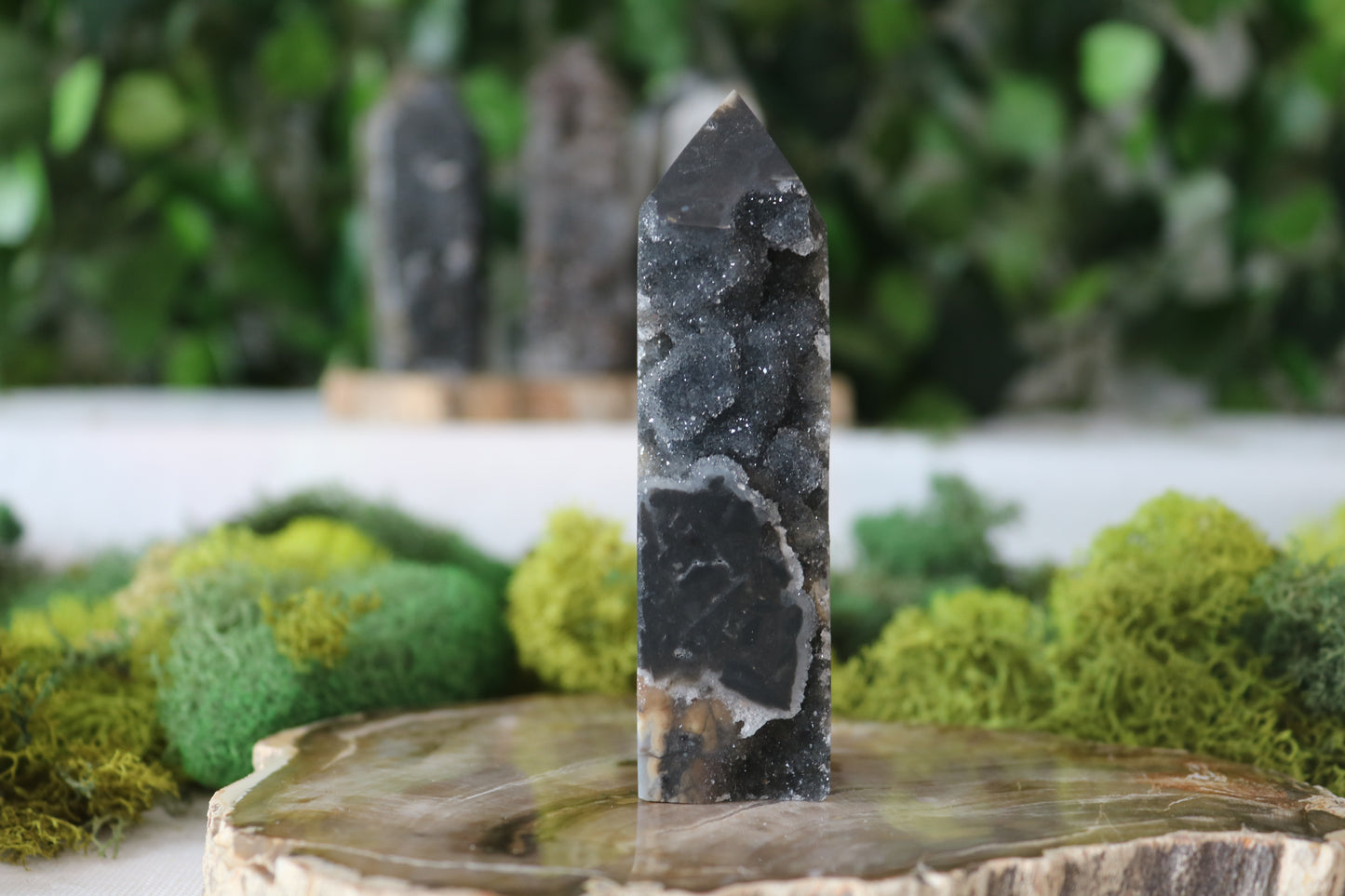 Black Chalcedony Towers