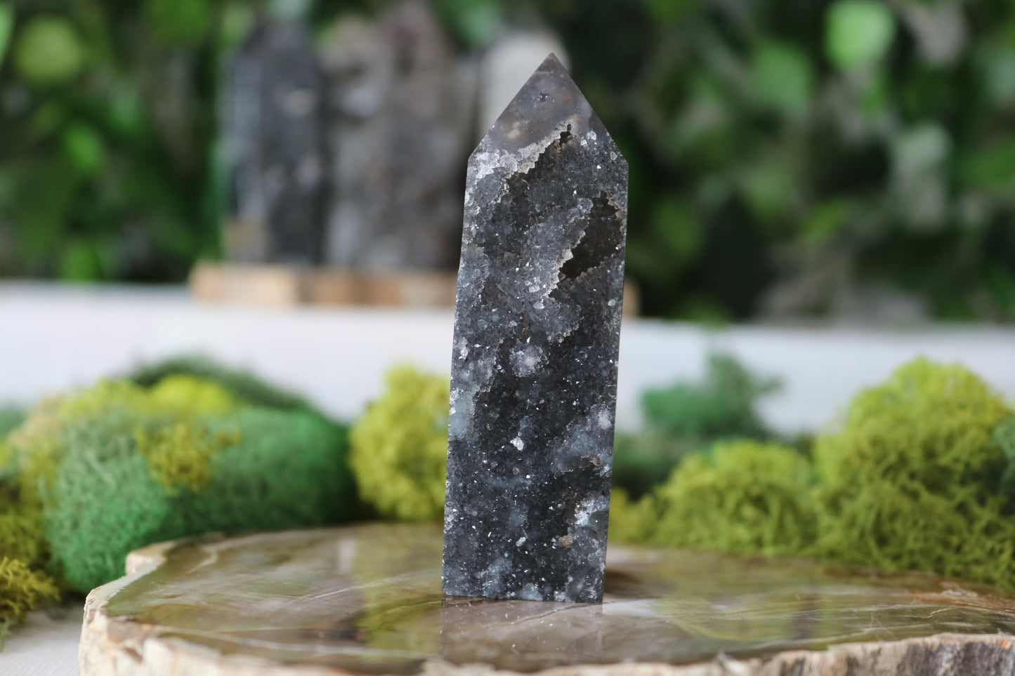 Black Chalcedony Towers