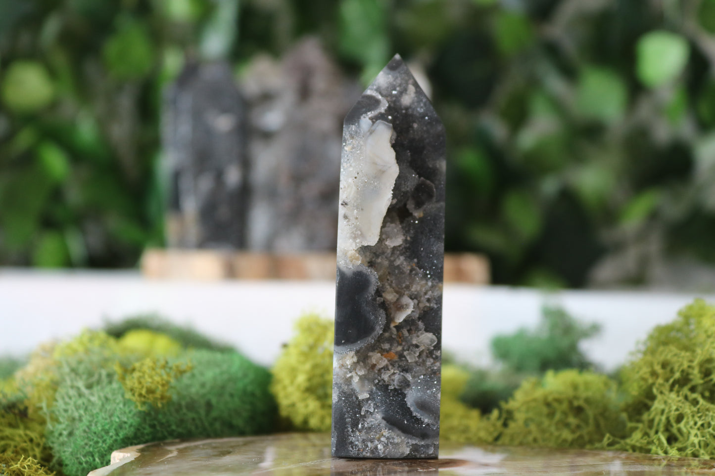 Black Chalcedony Towers