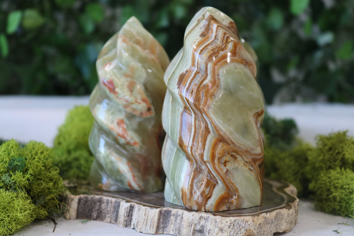 Green Onyx Flames