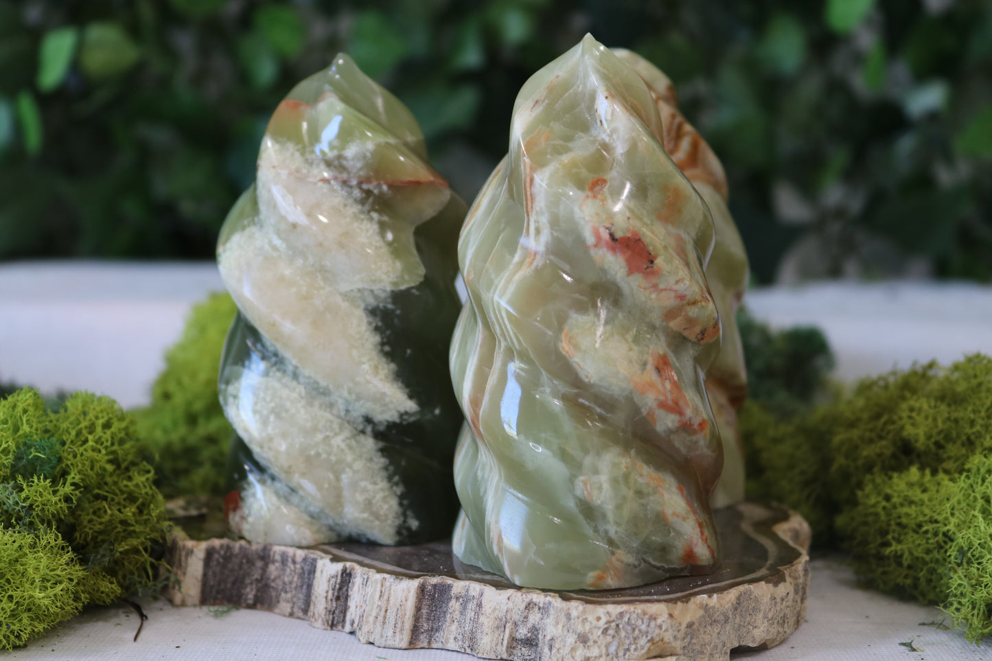 Green Onyx Flames