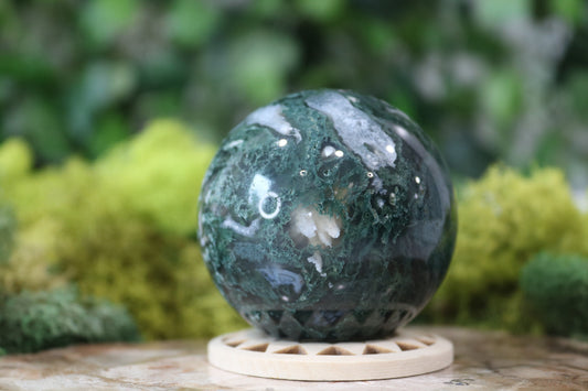 Moss Agate Spheres
