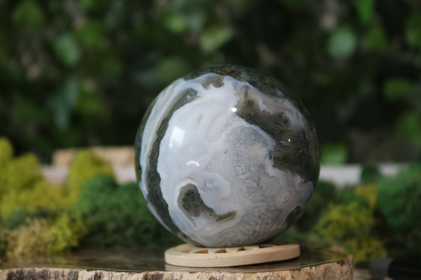 Moss Agate Spheres