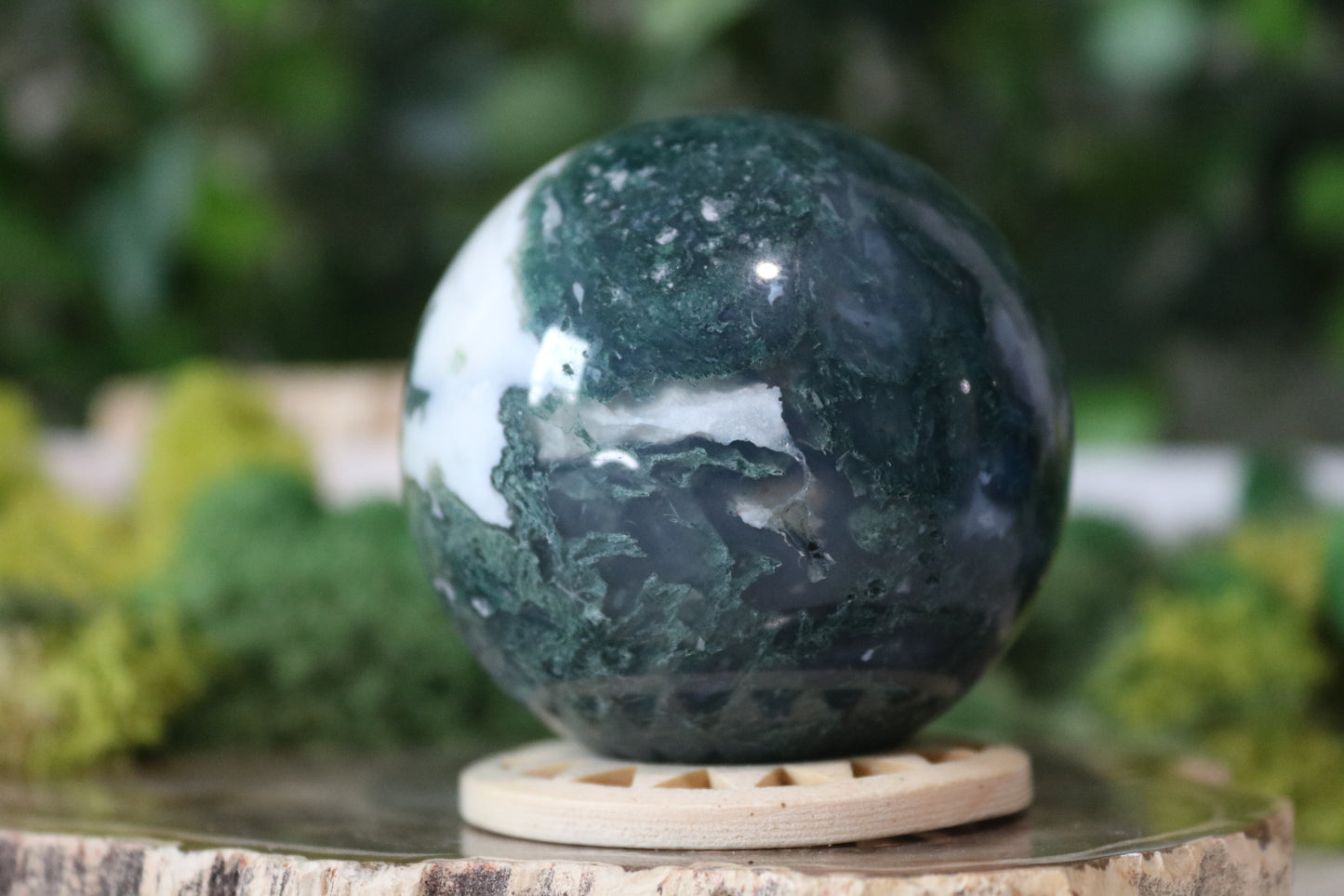 Moss Agate Spheres