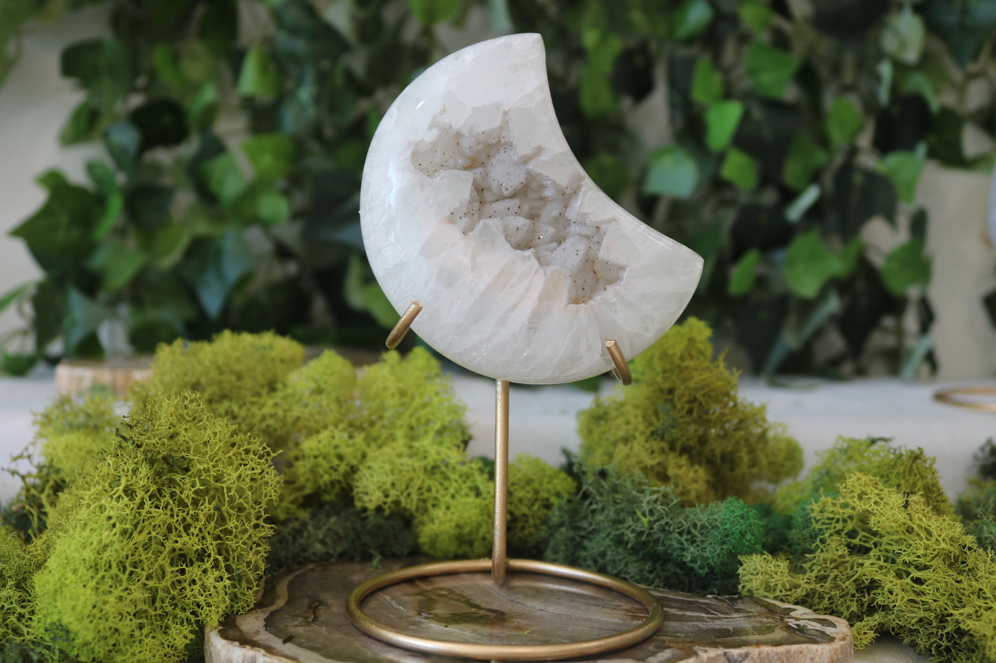 Druzy Agate Moons