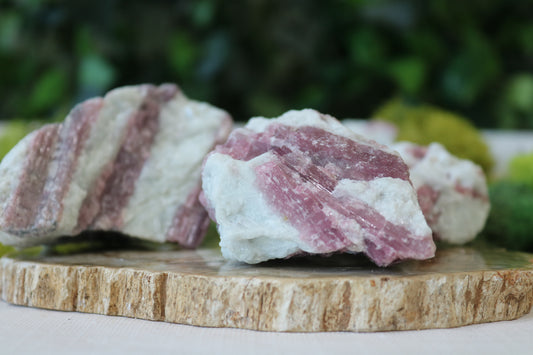 Pink Tourmaline on Albite