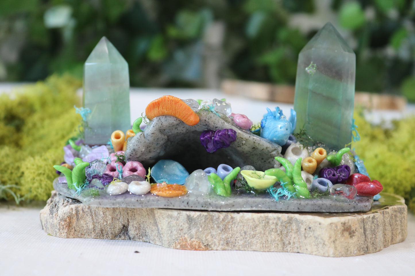 Fluorite Mermaid Dragons