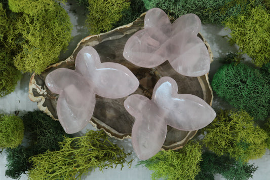 Rose Quartz Butterflies