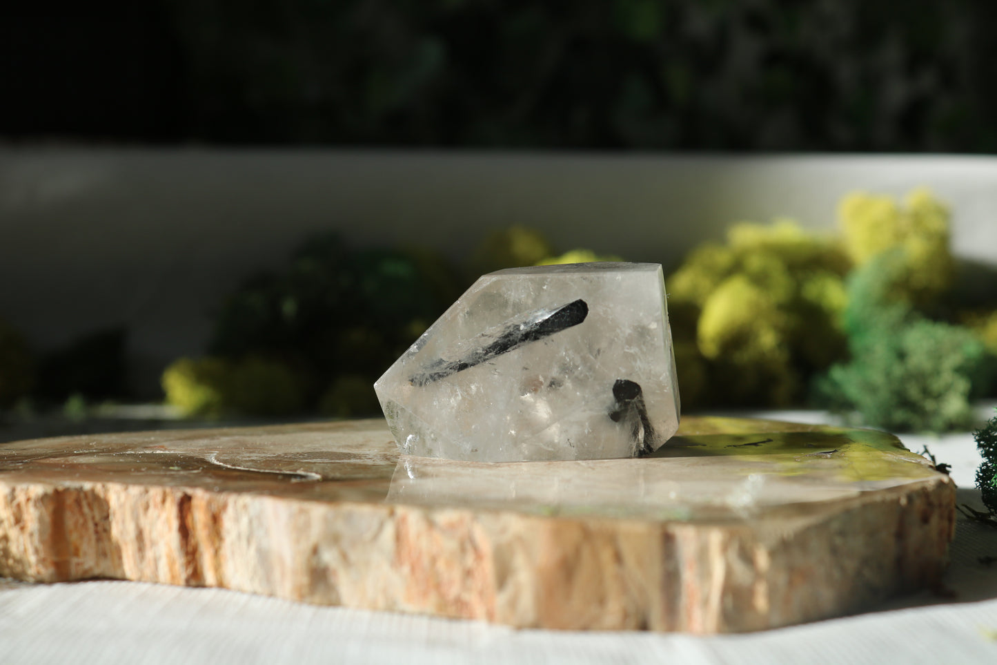 Tourmaline in Quartz Freeforms
