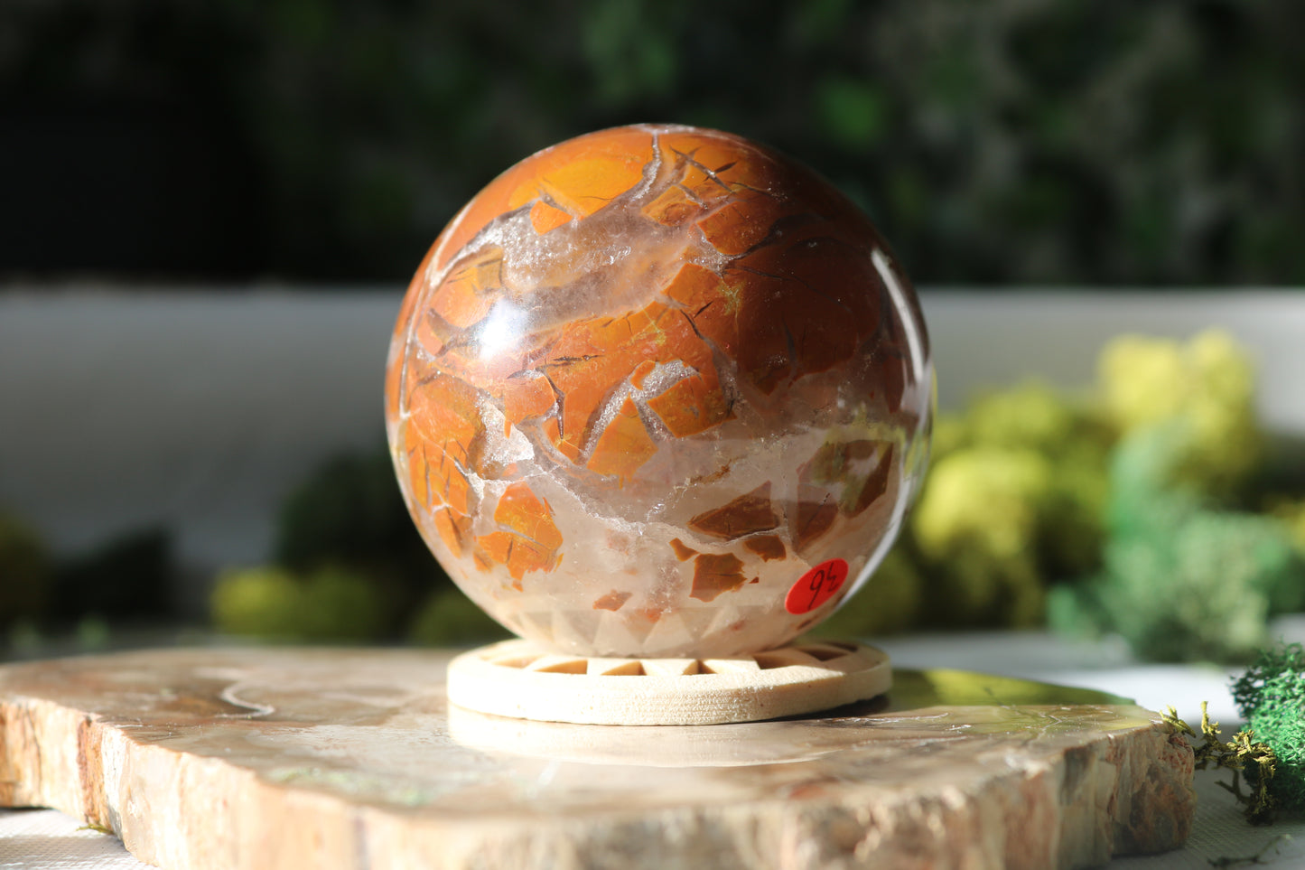 Brecciated Jasper Spheres (with Quartz)