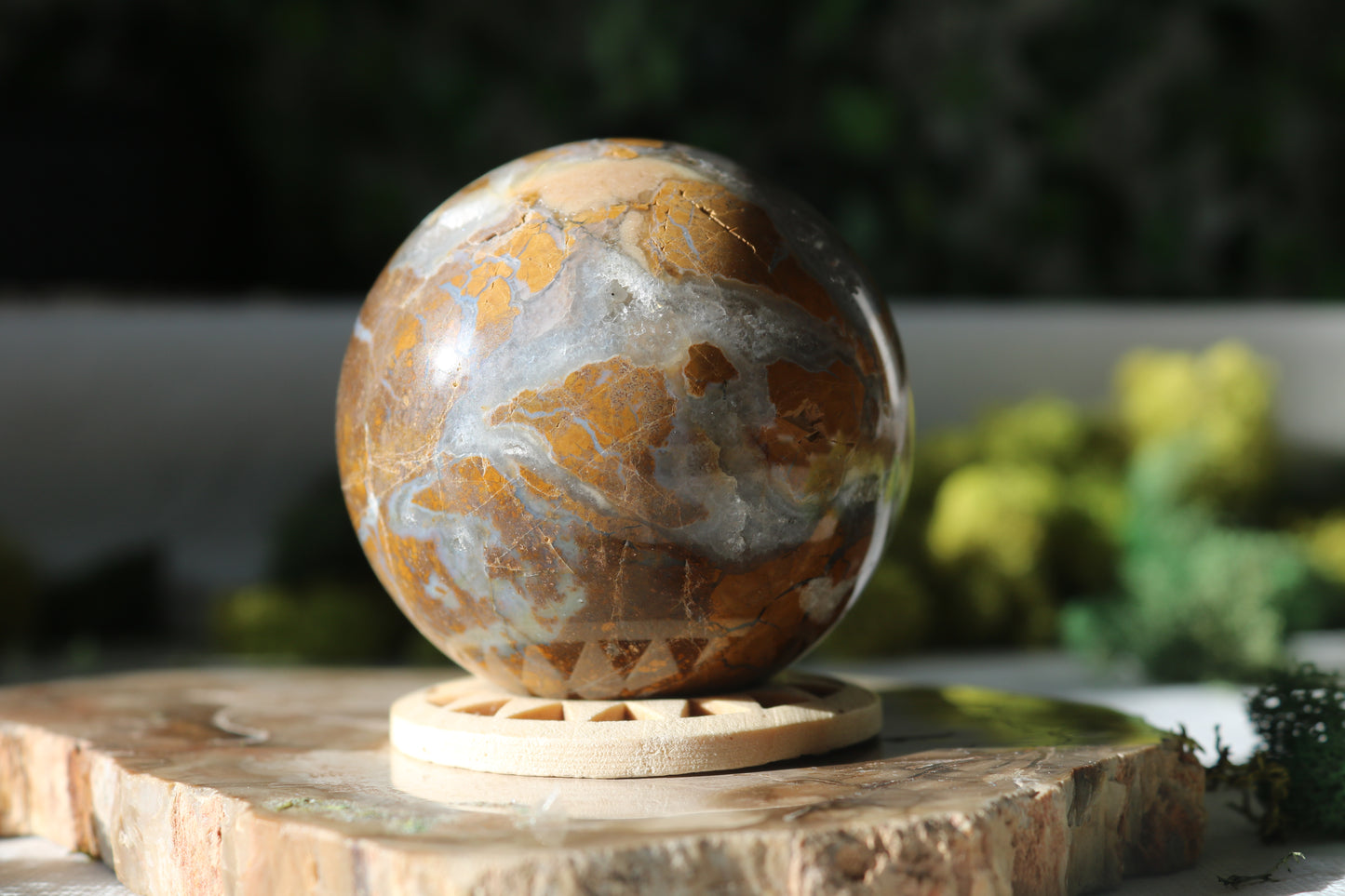 Brecciated Jasper Spheres (with Quartz)