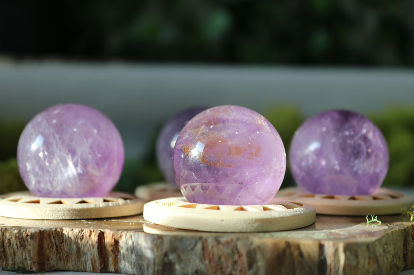 Small Amethyst Spheres
