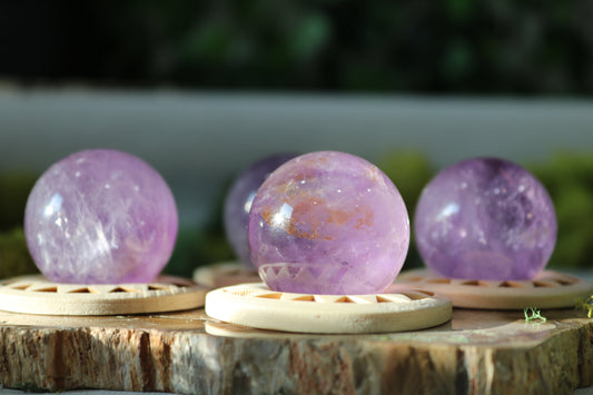 Small Amethyst Spheres