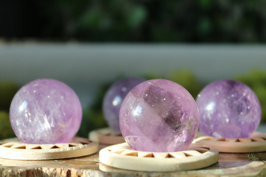 Small Amethyst Spheres