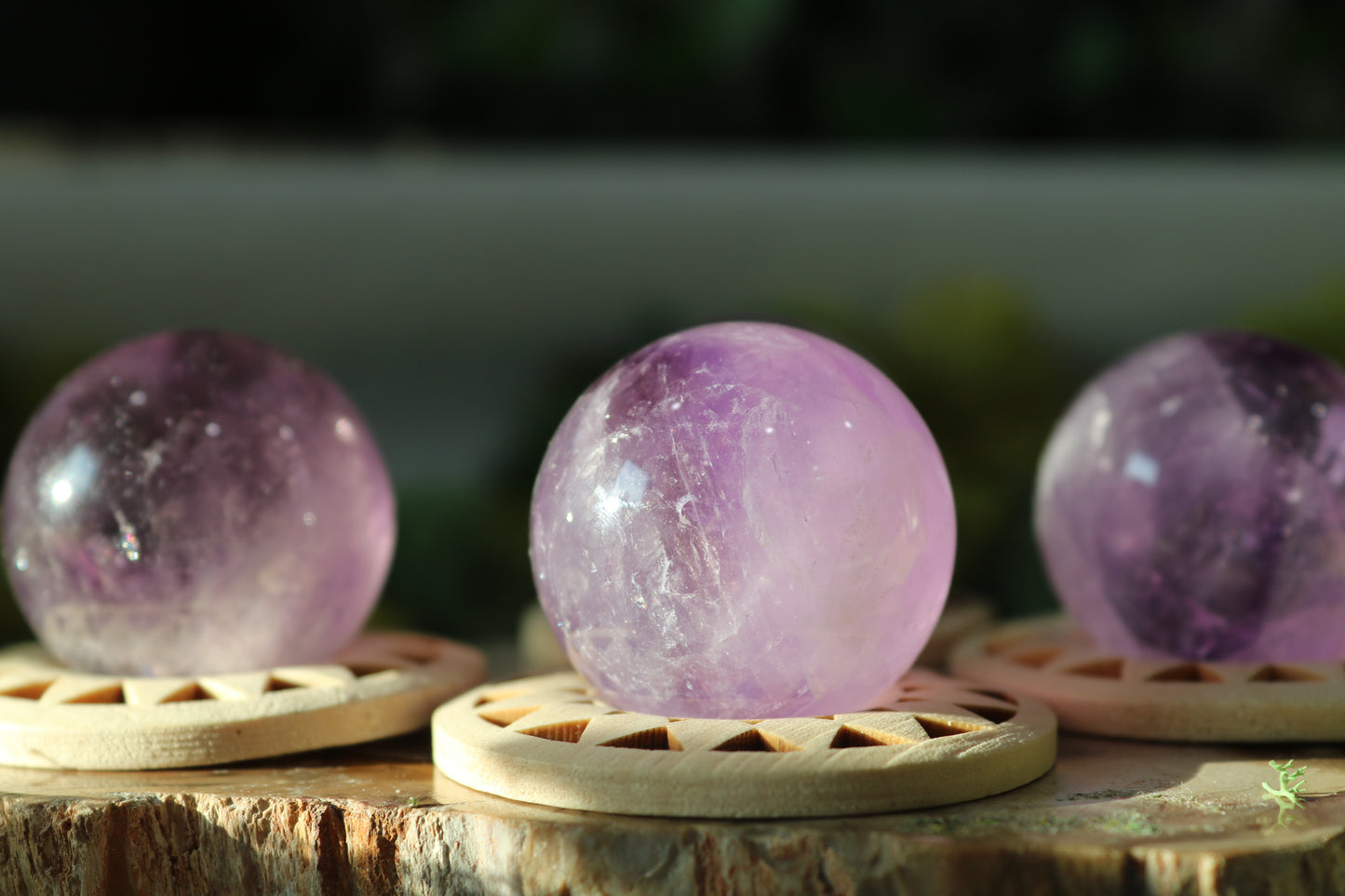 Small Amethyst Spheres